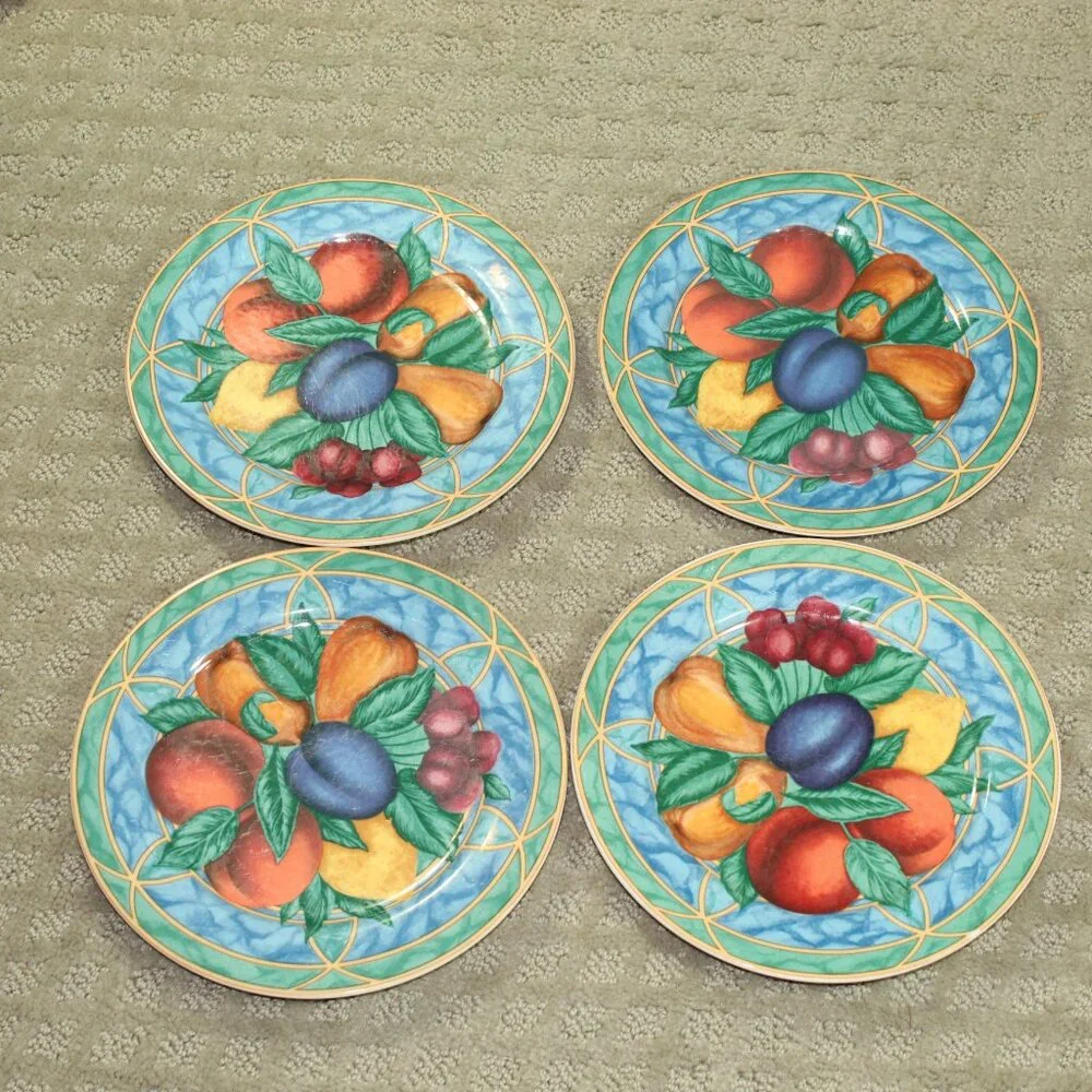 Set of 4 Casual Victoria & Beale Forbidden Fruit 9024 7.75